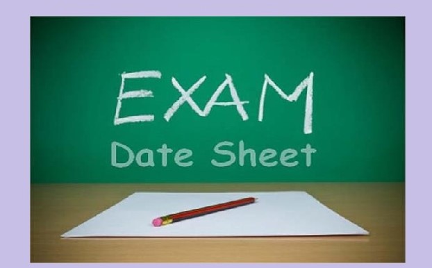 Kashmir University Date Sheet for BG 5th Semester