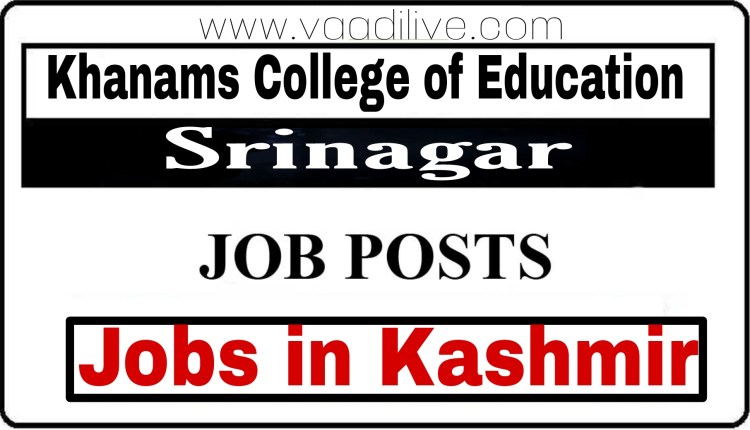 Tahira khanam college of education Srinagar Jobs Admission Contact number 2022 ​
