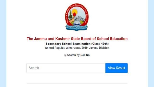 JKBOSE 10th Class Result 2022 2021 Search by name roll number Kashmir division Annual Regular 