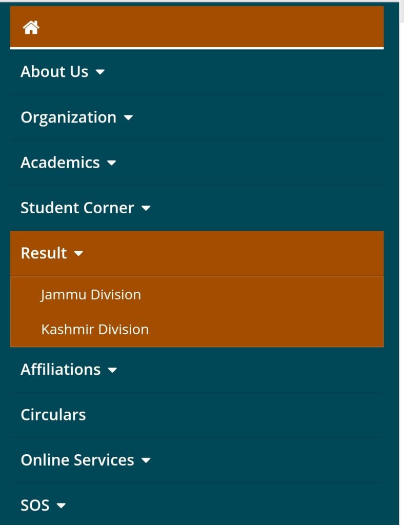 jkbose 11th result 2022 kashmir division result of class 11th 2022 Declared Search by name Search by roll number