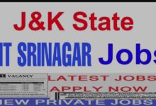 Jobs in NIT Srinagar Latest Notification Vacancy Recruitment 2020 2021
