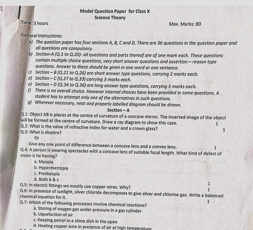 Jkbose class 10th guess papers all subjects jkbose class 10th model papers 10th class sample papers 2022 pdf download