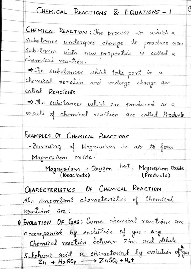 JKBOSE Class 10th Science Notes Handwritten Download Pdf Physics Chemistry Biology