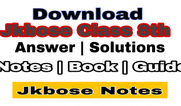 JKBOSE 8th Class Solutions Notes All subjects Pdf download English Urdu SST Science Math Kashmiri