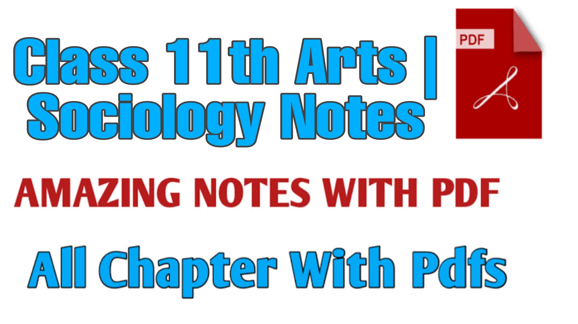 Class 11th sociology chapter wise notes Jkbose Ncert Previous Papers Download PDF