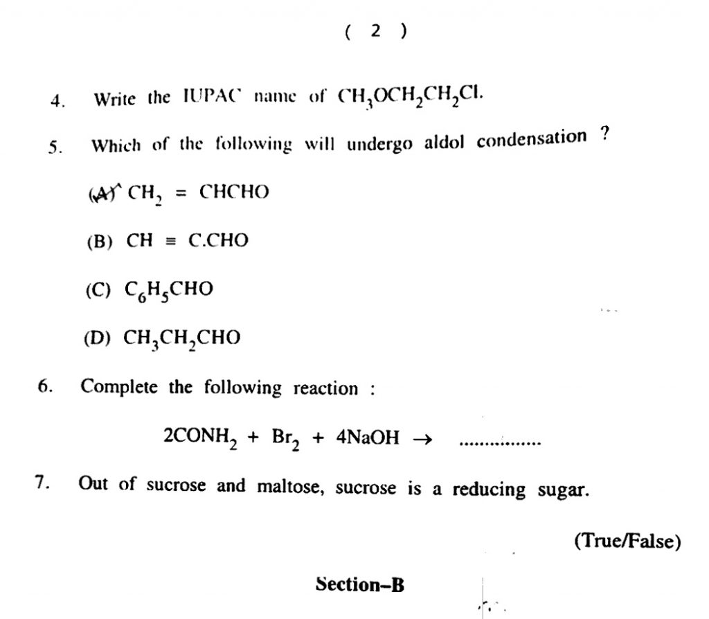 Download JKBOSE Previous Year Papers for Class 12. 12th Chemistry Previous Year Question Papers & Chemistry Model Papers 2022 Chapter wise